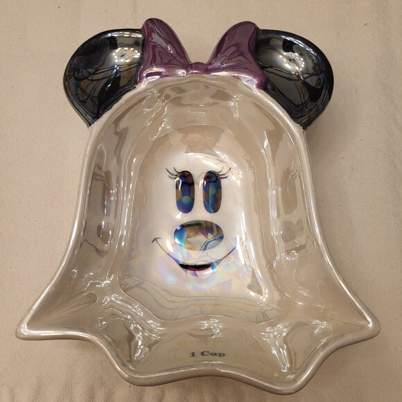Disney Mickey & Minnie Mouse Ghost Set Of 4 Iridescent Measuring Cups - New - Picture 3 of 8